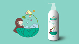 康貝CAMBER兒童護(hù)膚品品牌設(shè)計