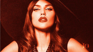 個性與時尚Liz Almeida服裝品牌vi設計，以雜亂而有序排列的線元素為輔助識別