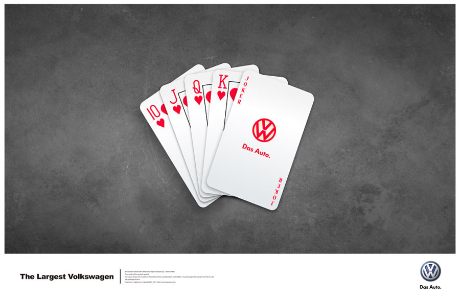 大眾汽車廣告 最大的大眾the largest volkswagen 4