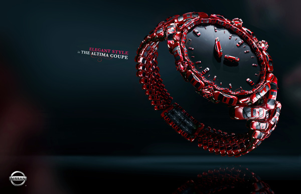 尼桑汽車廣告創意