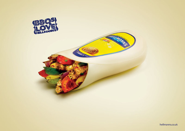 好樂門蛋黃醬平面廣告創意2