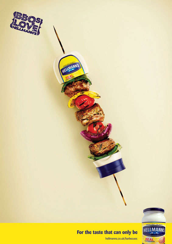 好樂門蛋黃醬平面廣告創意3