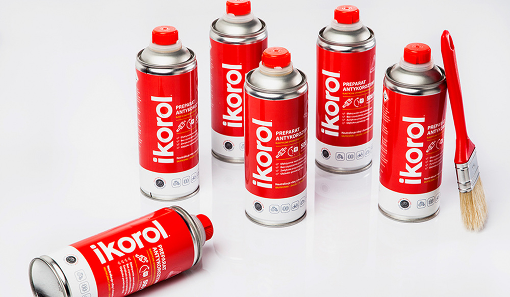 上海包裝設(shè)計公司-波蘭Ikorol金屬防銹漆防腐漆包裝設(shè)計（金屬罐裝包裝設(shè)計）