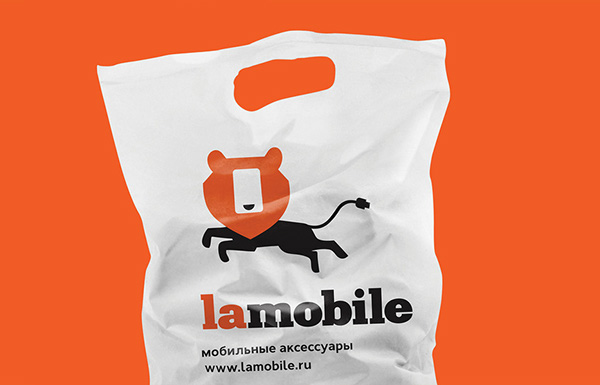 Lamobile 手機配件配飾品牌形象VI設計——上海品牌設計公司分享-紙袋設計