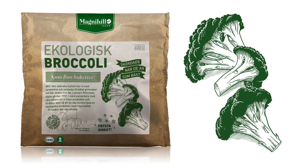 Magnihill g?rd 有機(jī)農(nóng)產(chǎn)品包裝設(shè)計(jì)——綠色蔬菜包裝設(shè)計(jì)