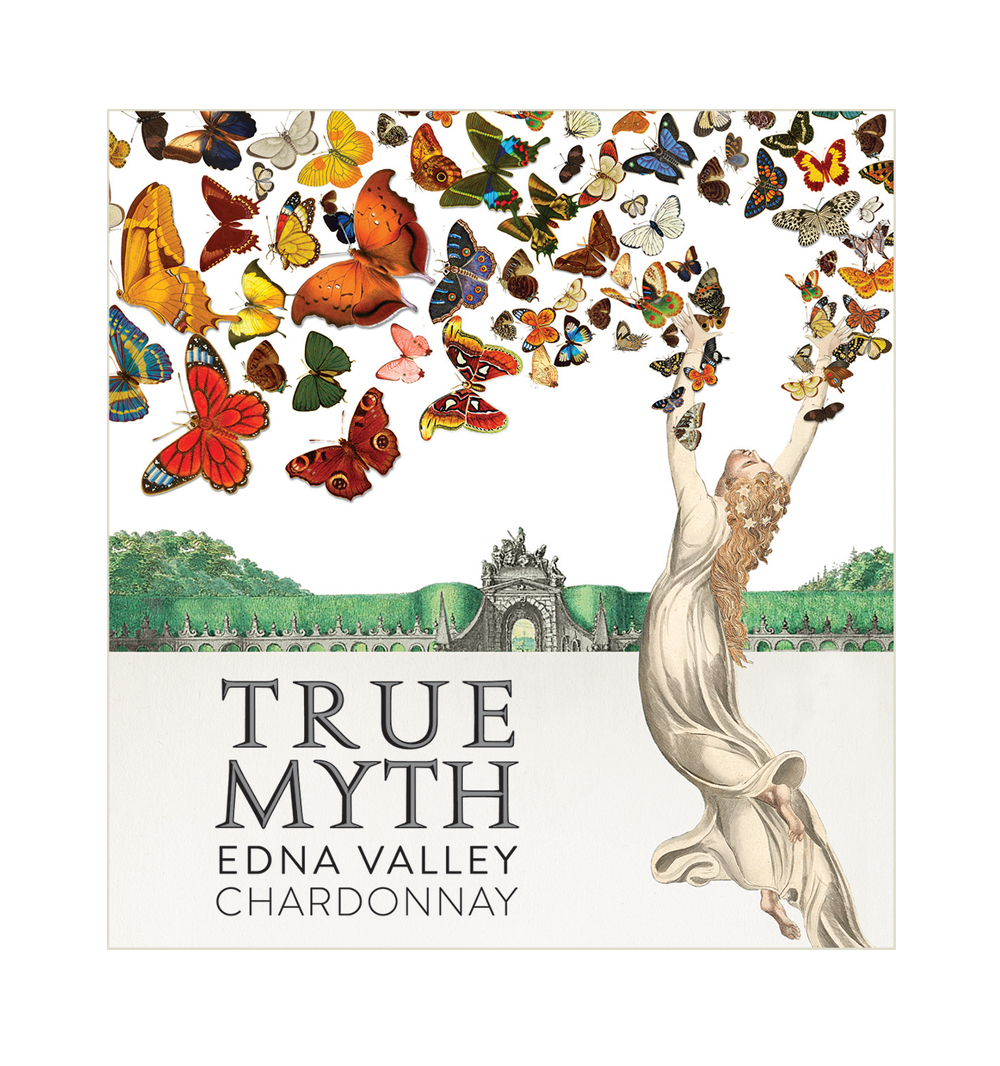 上海包裝設計公司設計欣賞——True Myth Chardonnay 紅酒包裝設計