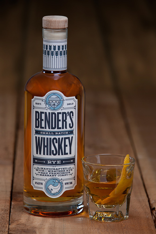 上海尚略包裝設計公司分享-本德的黑麥威士忌酒包裝設計2