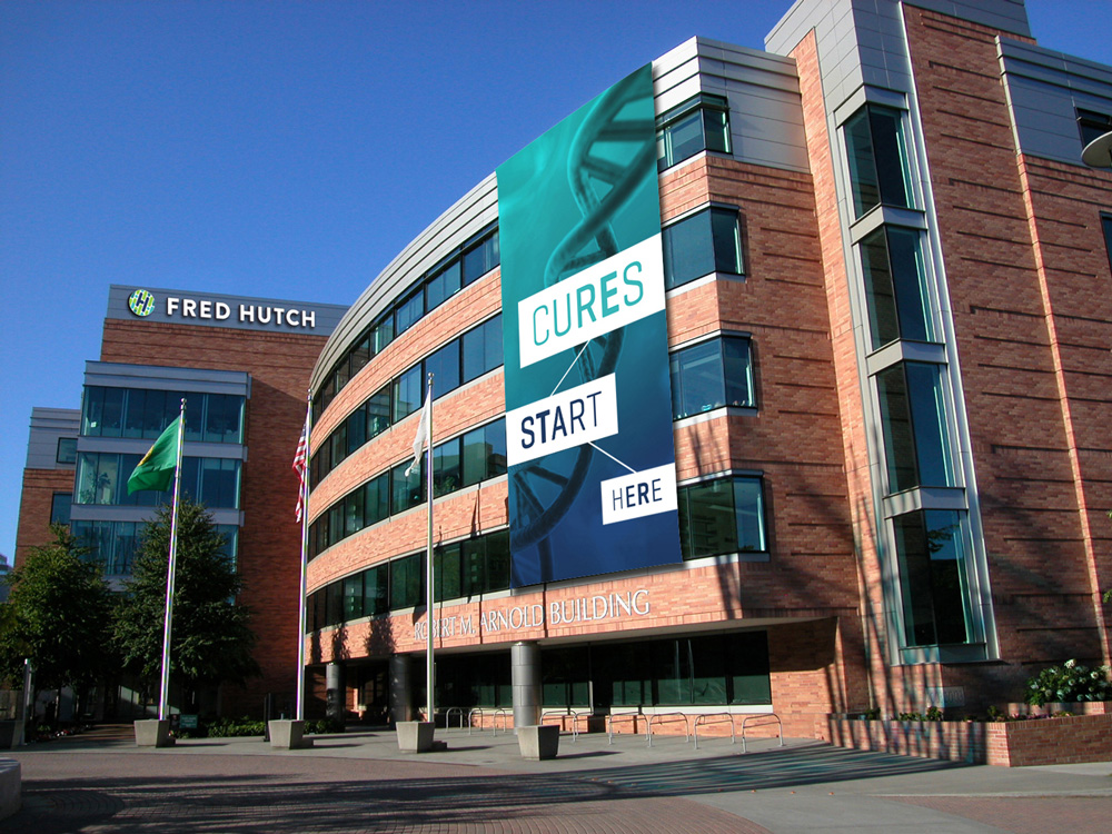 Fred Hutch 癌癥艾滋病疑難疾病研究治療中心（醫院）品牌形象設計-上海品牌標志設計公司-醫院外觀形象