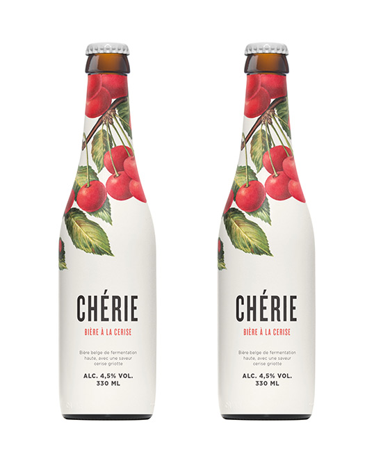 Chérie 櫻桃味小麥啤酒包裝設計-上海尚略包裝設計公司1