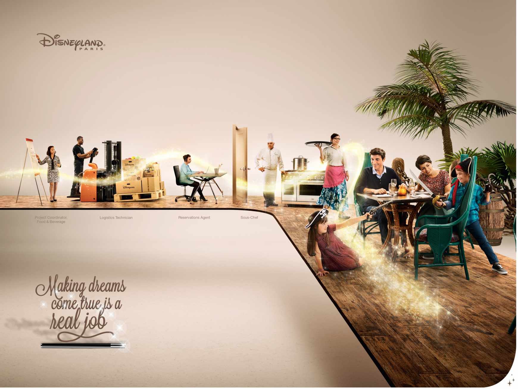 迪斯尼樂園 Disneyland Paris 招聘廣告設計-上海尚略廣告設計公司分享3