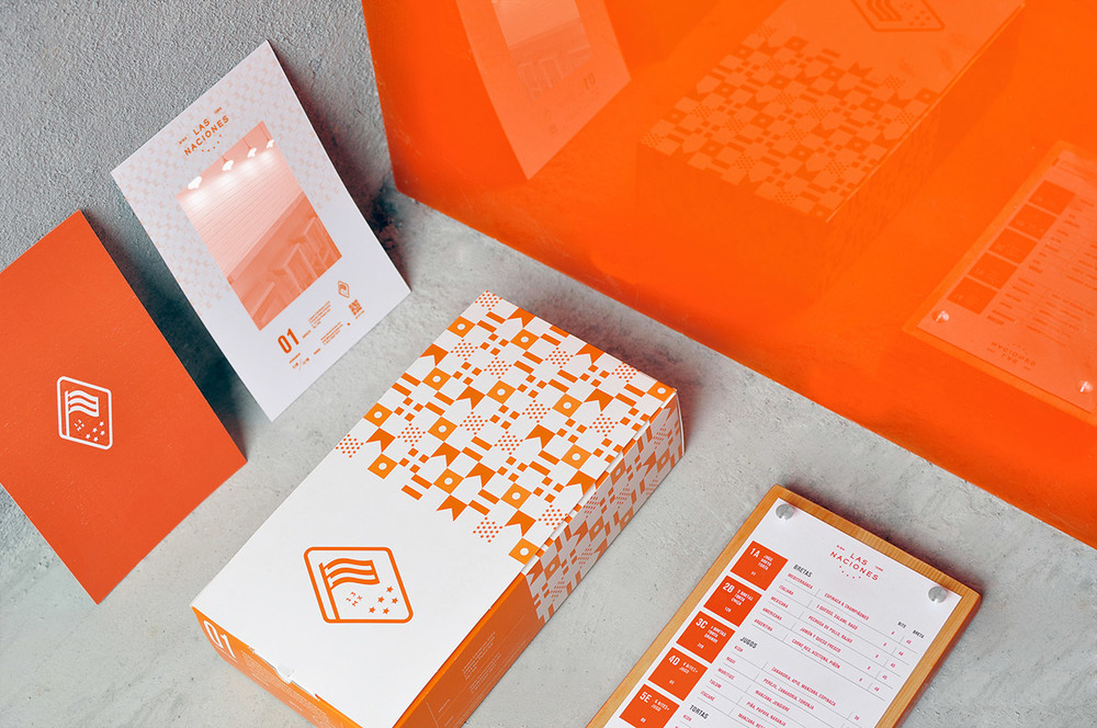 5.Las Naciones 餐廳品牌形象設計與三明治面包食材食品店包裝設計欣賞-上海品牌設計公司