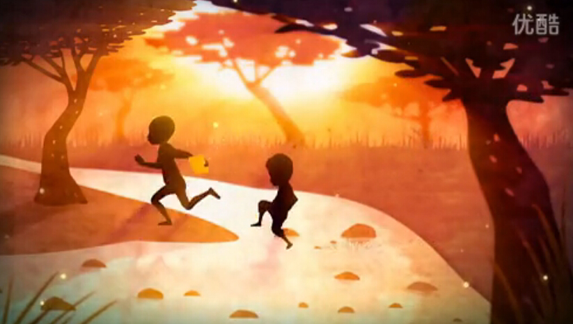 上海尚略廣告策劃公司國外廣告欣賞-mpowered-give-luci動畫動漫燈具廣告2-小孩子奔跑的畫面