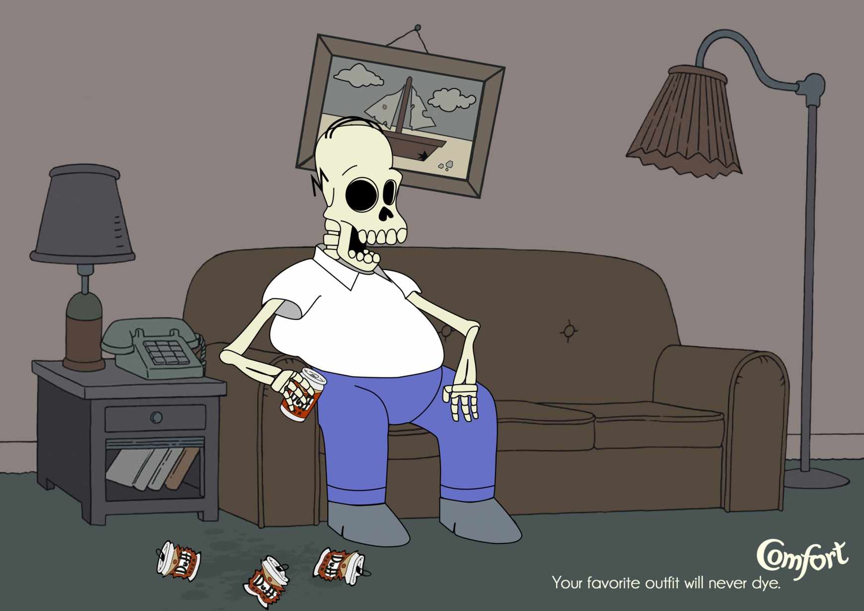 Comfort金紡衣服護(hù)理劑“不朽的衣服”系列平面廣告創(chuàng)意設(shè)計(jì)3