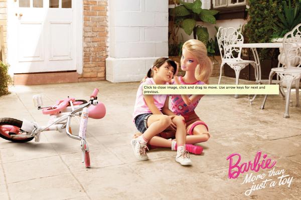 芭比娃娃“”巴比不只是玩具“平面廣告-姐姐篇-上海尚略廣告設計公司