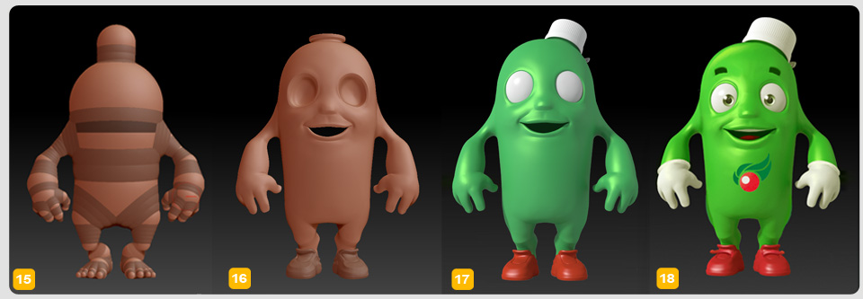 巴西dolly碳酸飲料品牌卡通形象2.0版本吉祥物再設計3