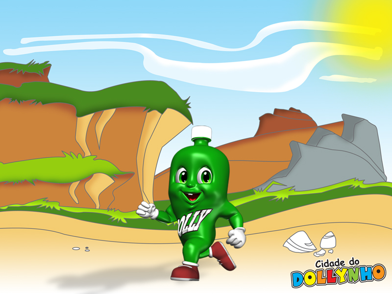 巴西dolly碳酸飲料品牌1.0版本吉祥物再設計1