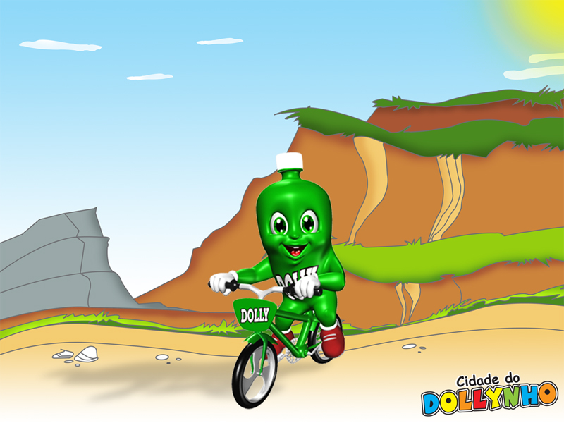 巴西dolly碳酸飲料品牌1.0版本吉祥物再設計2