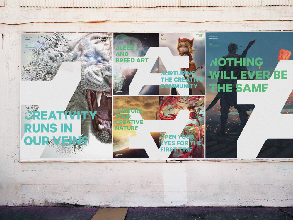 DeviantArt 中國在線藝術交易網站品牌形象設計-上海尚略品牌設計公司9