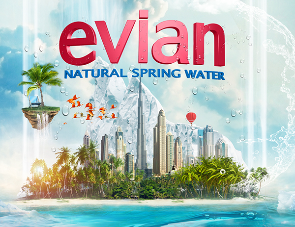 EVIAN 依云礦泉水平面廣告創意設計-上海尚略廣告設計公司分享5