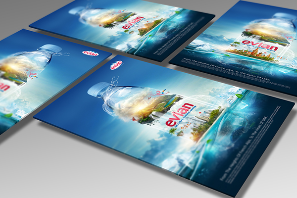 EVIAN 依云礦泉水平面廣告創意設計-上海尚略廣告設計公司分享7