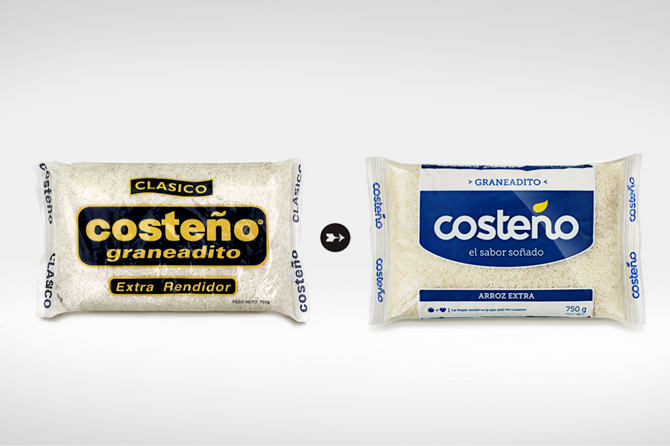 農業產品設計——秘魯Coste?o健康大米和有機糧食食品品牌標志包裝設計8