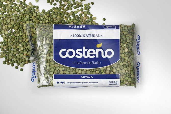 農業產品設計——秘魯Coste?o健康大米和有機糧食食品品牌標志包裝設計7