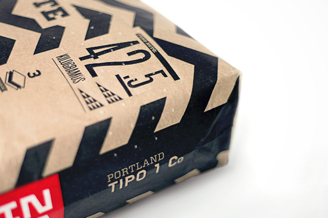 秘魯Cementos Inka袋裝水泥標(biāo)志設(shè)計(jì)、包裝設(shè)計(jì)