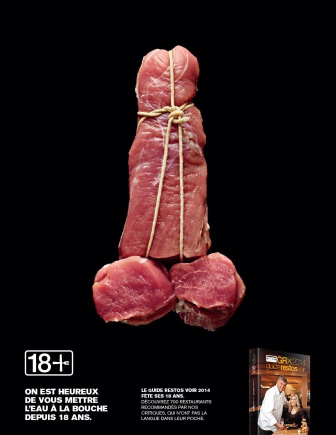 國(guó)外無(wú)節(jié)操?gòu)V告創(chuàng)意——餐廳指南雜志平面廣告創(chuàng)意設(shè)計(jì)欣賞2