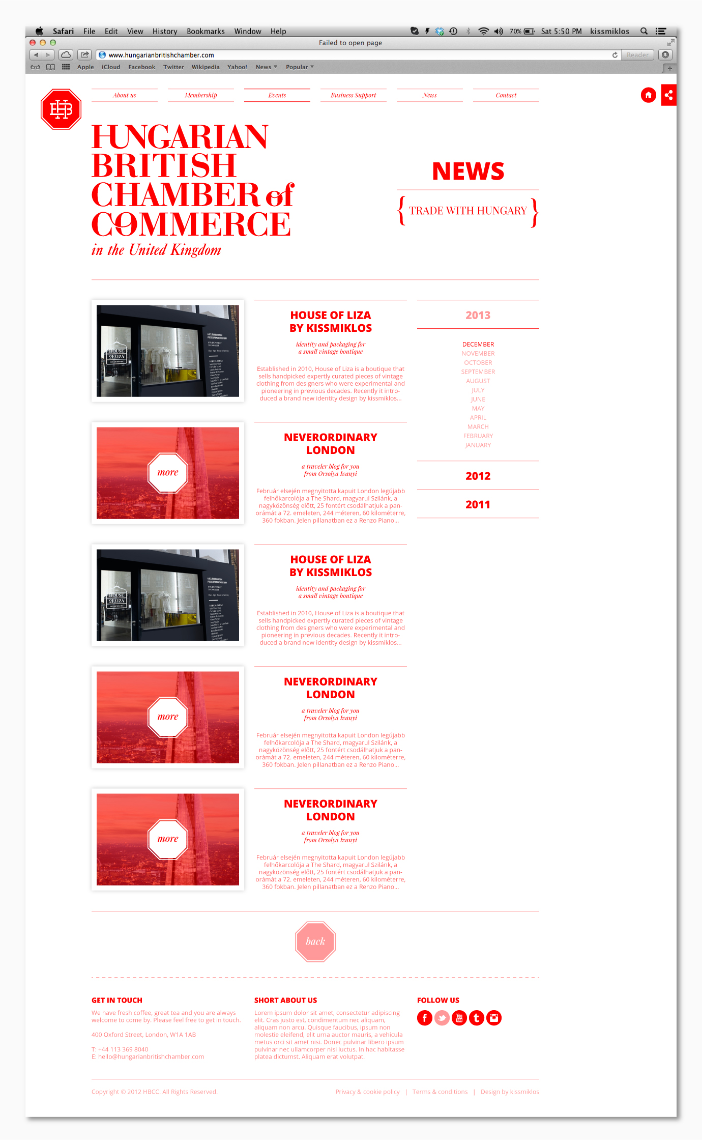 匈牙利英國商會標志設計、VI設計、網站設計8