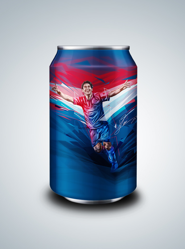 百事可樂梅西新限量版包裝設計秀稿12-尚略品牌策劃與廣告設計公司