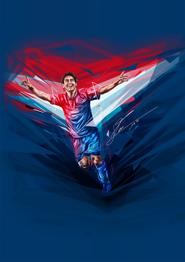 百事可樂梅西新限量版包裝設計秀稿2-尚略品牌策劃與廣告設計公司