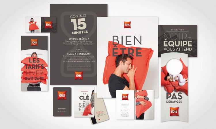 宜必思酒店標志設計，品牌形象設計，廣告設計5