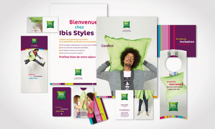 宜必思酒店標志設計，品牌形象設計，廣告設計9