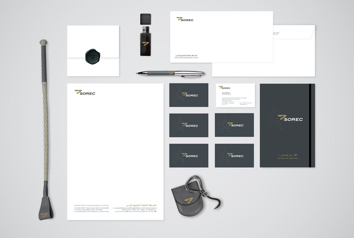 摩洛哥Sorec馬球馬術球會俱樂部品牌形象識別設計——品牌VI設計