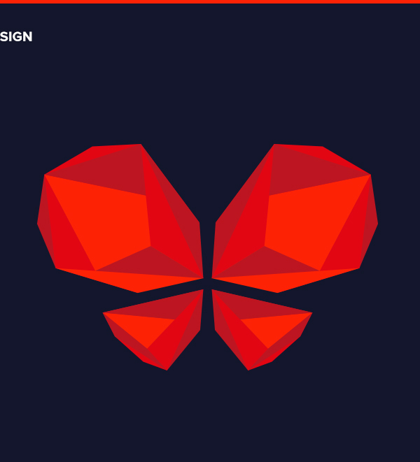 北京空想家DayDreamer工作室“幾何形蝴蝶”品牌形象識別設計1