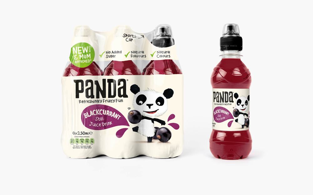 1.PANDA Soft Drinks 熊貓兒童軟飲料品牌標志設計、卡通形象設計、包裝設計-尚略廣告品牌策劃公司、標志設計公司、畫冊設計公司、包裝設計公司