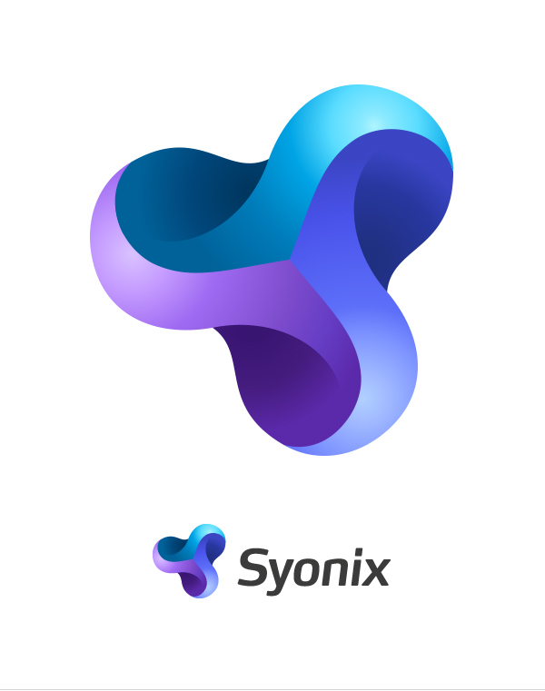 3.Syonix Branding IT軟件公司網絡服務公司品牌設計 標志設計 網頁設計-尚略品牌設計公司,標志設計公司,VI設計公司