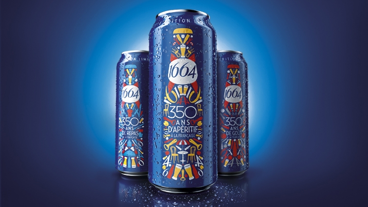 國外包裝設(shè)計(jì)欣賞1——法國Kronenbourg 1864 啤酒350周年版包裝設(shè)計(jì)-上海尚略廣告包裝設(shè)計(jì)公司品牌策劃公司營銷策劃公司廣告設(shè)計(jì)公司