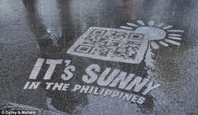 營銷策劃案例——宿務航空“雨代碼”：下雨才現形的促銷廣告-上海尚略廣告品牌策劃營銷策劃公司上海廣告設計公司上海包裝設計公司上海標志設計公司