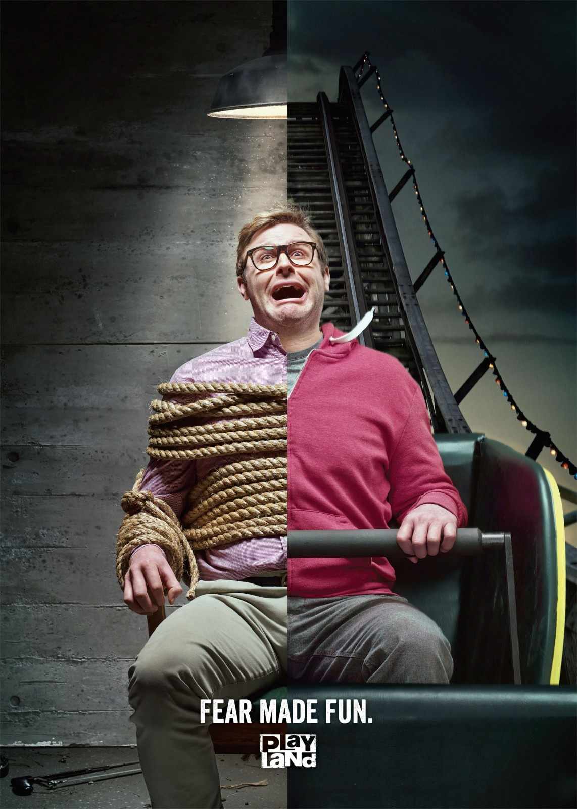 2.1.上海廣告設(shè)計(jì)公司國外平面廣告分享“繩子捆綁篇”——Playland游樂場平面廣告創(chuàng)意設(shè)計(jì)-上海尚略廣告公司