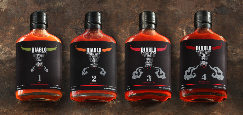 1.上海包裝設計公司推薦Diablo辣醬調味品包裝設計 上海尚略廣告公司上海廣告設計公司上海標志設計公司上海品牌設計公司