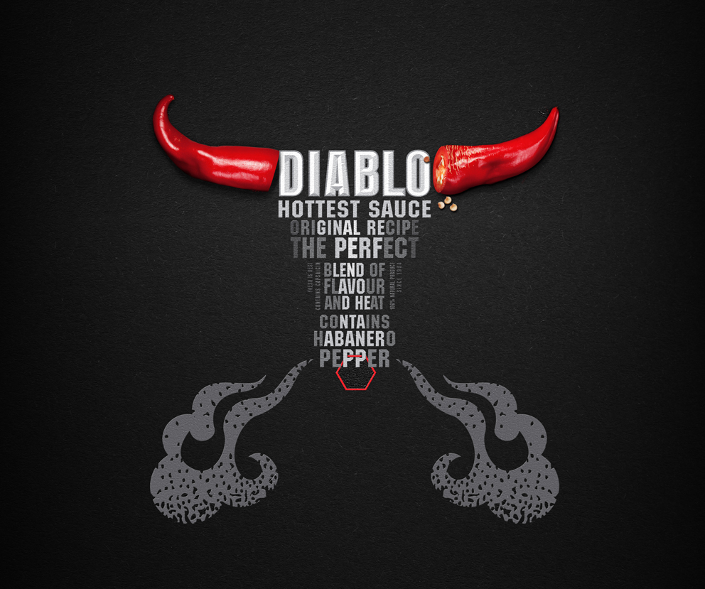 2.1.上海包裝設計公司推薦Diablo辣醬調味品包裝設計公牛形象 上海尚略廣告公司上海廣告設計公司上海標志設計公司上海品牌設計公司