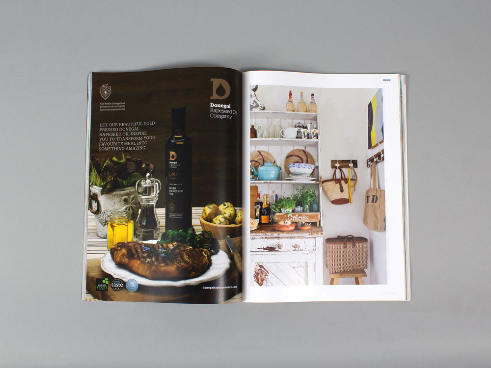 3.上海設計公司——多尼戈爾 Donegal Rapeseed Oil 菜籽油食用油廣告設計 -尚略廣告上海品牌設計公司包裝設計公司