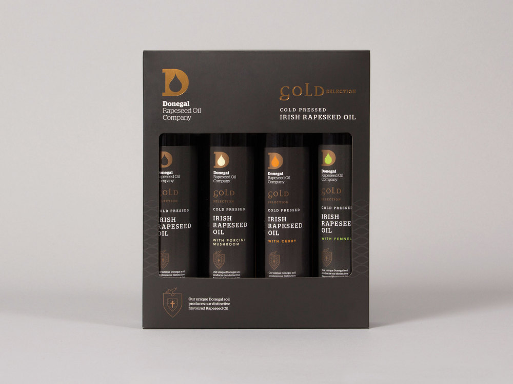 上海設計公司-多尼戈爾 Donegal Rapeseed Oil 菜籽油食用油禮盒包裝設計 package DESIGN -尚略廣告上海品牌設計公司包裝設計公司
