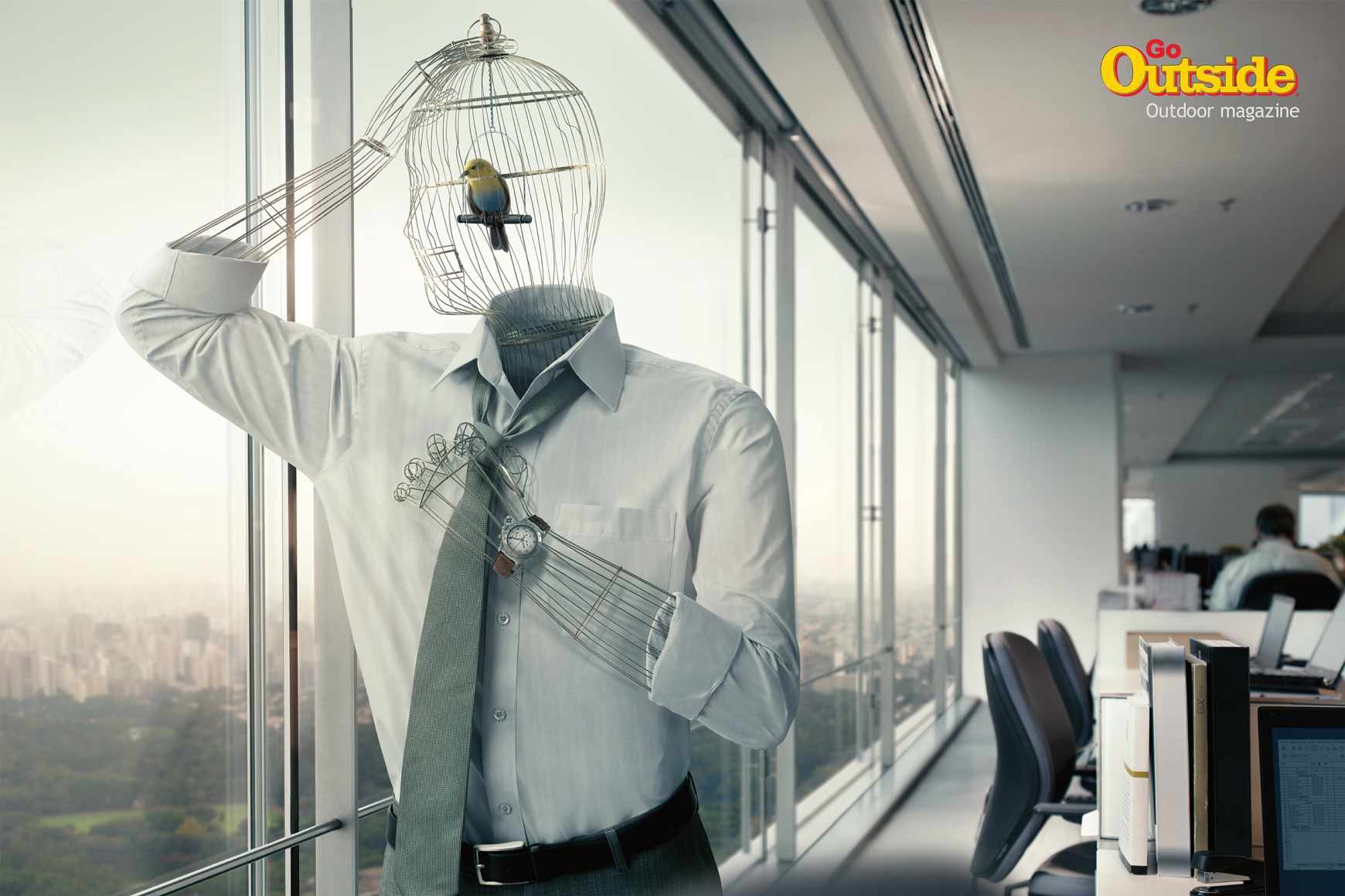 上海廣告設計公司佳作推薦——Go Outside Outdoor Magazine 走出去戶外雜志平面廣告設計欣賞1