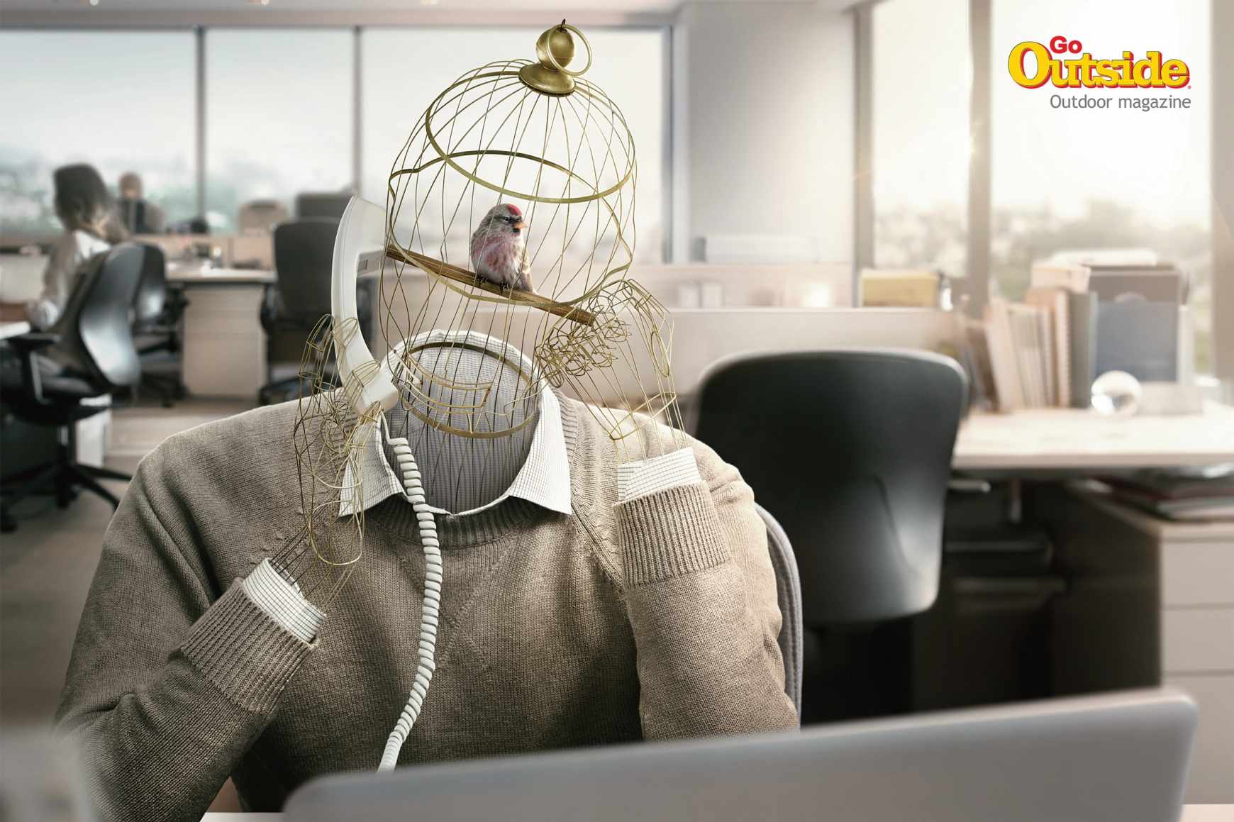 上海廣告設計公司佳作推薦——Go Outside Outdoor Magazine 走出去戶外雜志平面廣告設計欣賞3