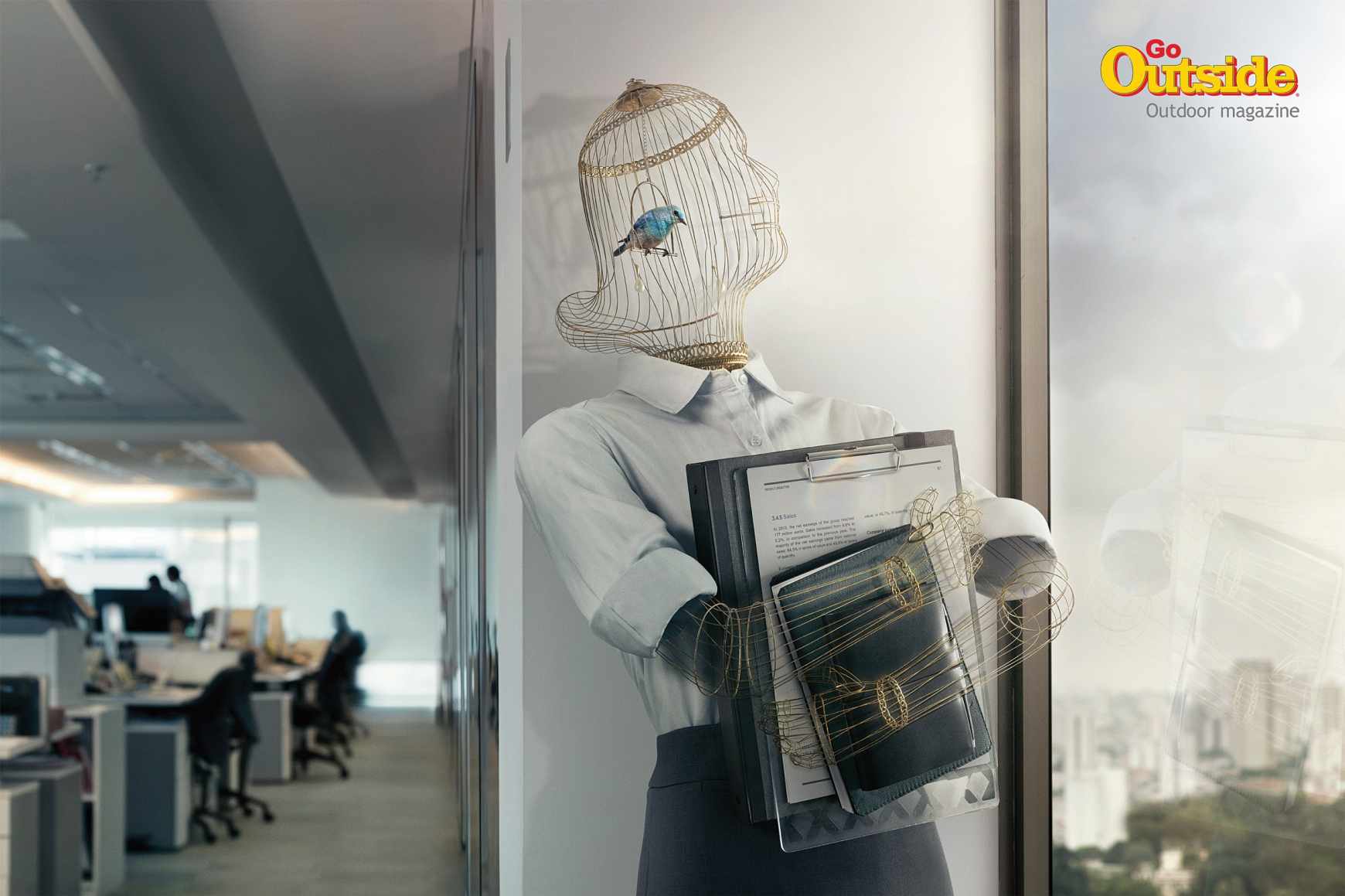 上海廣告設計公司佳作推薦——Go Outside Outdoor Magazine 走出去戶外雜志平面廣告設計欣賞2