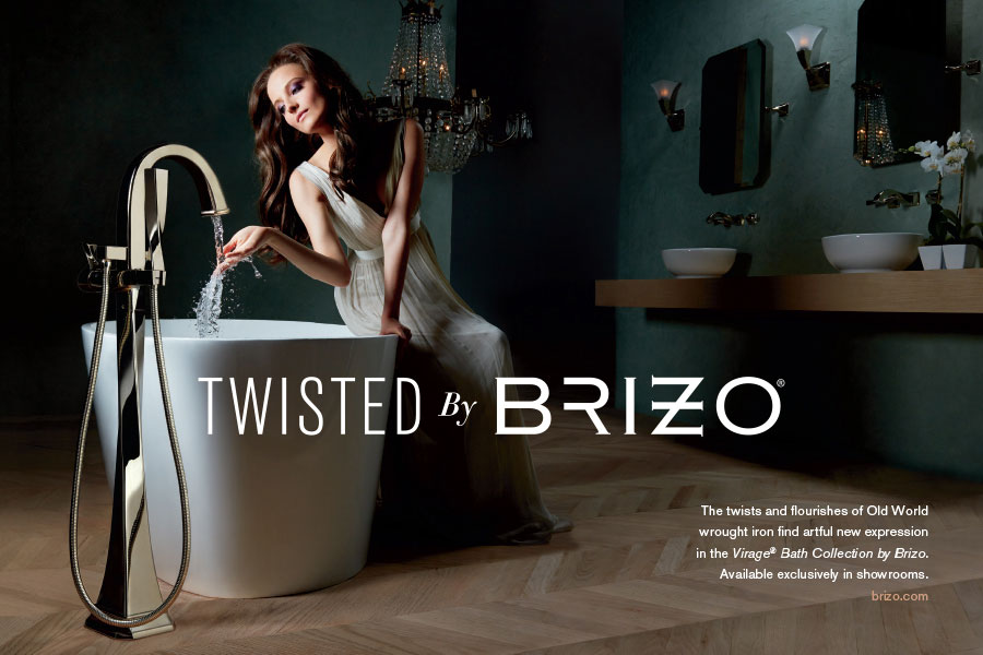 上海廣告設計公司——頂級時尚衛浴品牌BRIZO平面廣告設計欣賞-橫版廣告2