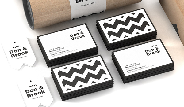 上海品牌設計公司設計分享——埃及Don & Brook 男裝品牌標志設計——品牌VI設計