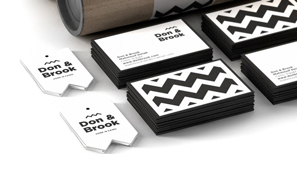 上海品牌設計公司設計分享——埃及Don & Brook 男裝品牌標志設計4-品牌VI設計2